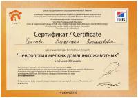 Сертификат сотрудника Чечнева А.В.